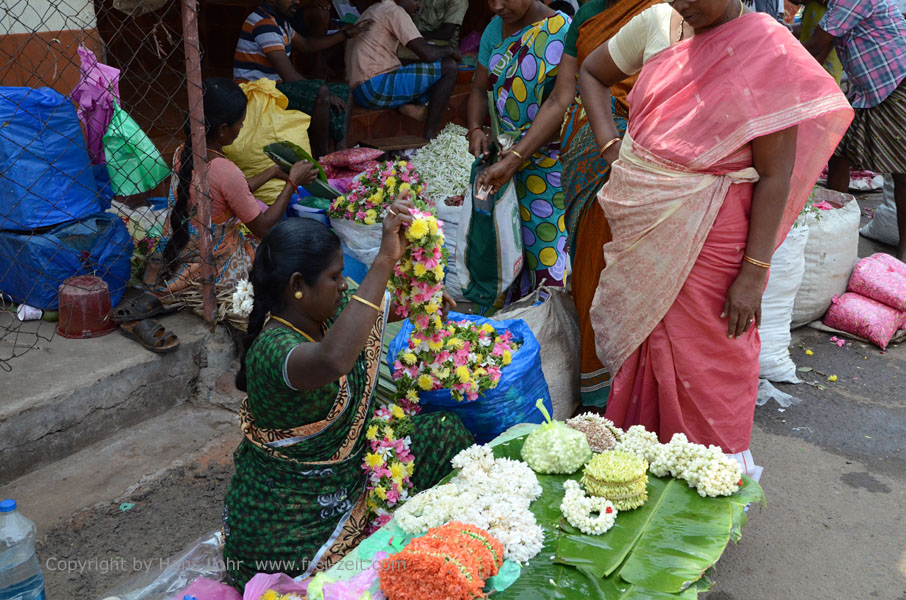 Flower-Market, Madurai